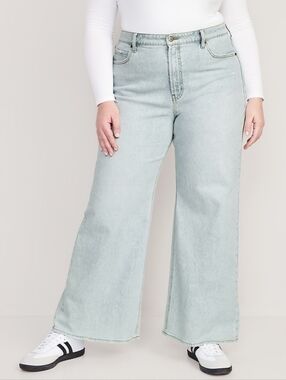 Old Navy Light Wash Wide-Leg Jeans